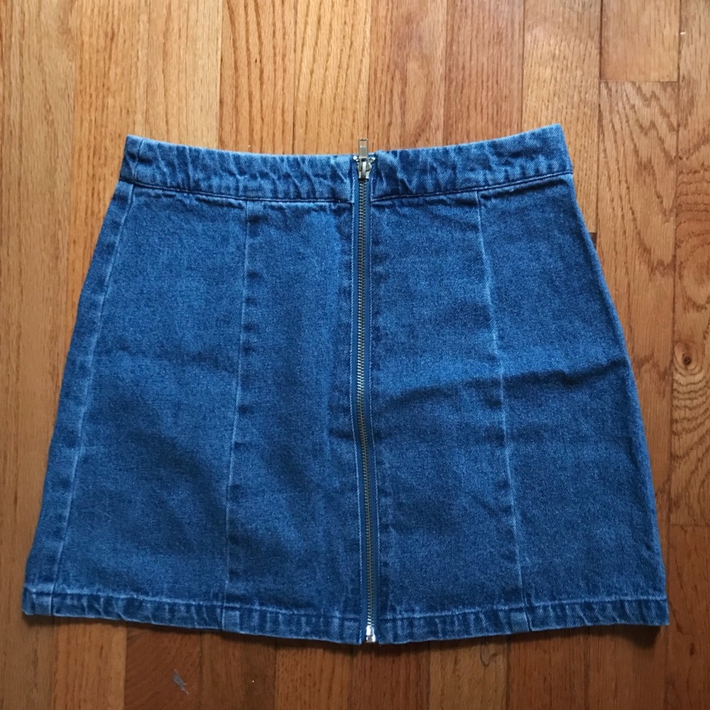 Mini jean skirt